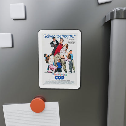 Kindergarten Cop 1990 Movie Poster Die-Cut Magnet-The Sticker Space