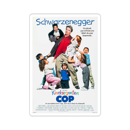 Kindergarten Cop 1990 Movie Poster STICKER Vinyl Die-Cut Decal-3 Inch-The Sticker Space