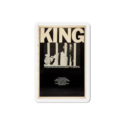 King A Filmed Record Montgomery to Memphis 1970 Movie Poster Refrigerator Magnet - The Sticker Space