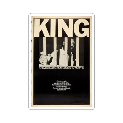 King A Filmed Record Montgomery to Memphis 1970 STICKER Vinyl Die-Cut Decal - The Sticker Space
