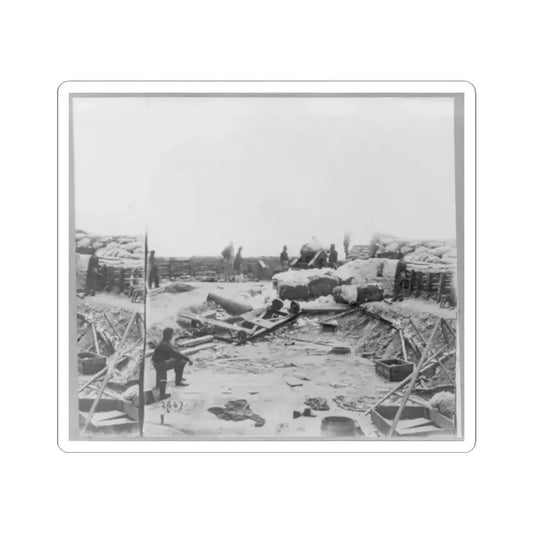 King Cotton , Yorktown, Va. (U.S. Civil War) STICKER Vinyl Kiss-Cut Decal 2 Inch White - The Sticker Space