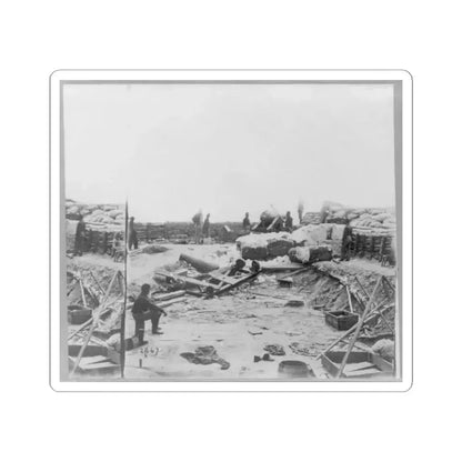 King Cotton , Yorktown, Va. (U.S. Civil War) STICKER Vinyl Kiss-Cut Decal 3 Inch White - The Sticker Space