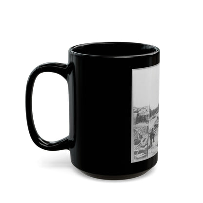 King Cotton , Yorktown, Va. (U.S. Civil War) Black Coffee Mug-The Sticker Space