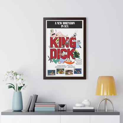 KING DICK 1973 - Framed Movie Poster-The Sticker Space