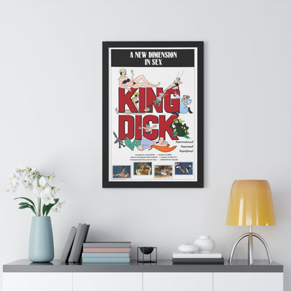 KING DICK 1973 - Framed Movie Poster-The Sticker Space