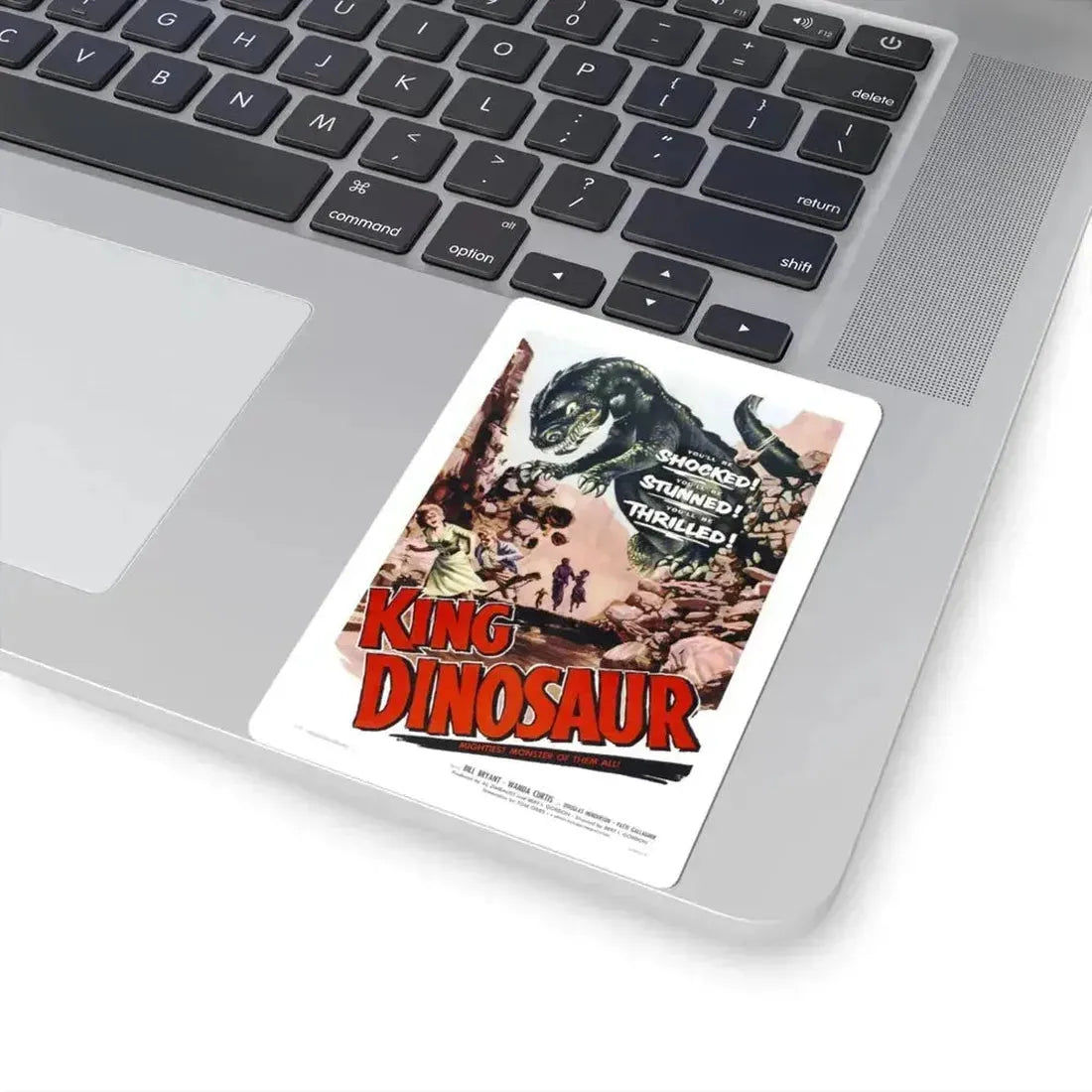 King Dinosaur 1955 Movie Poster - STICKER Vinyl Kiss-Cut Decal - The Sticker Space