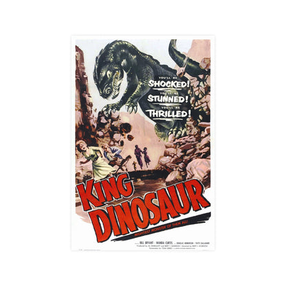 KING DINOSAUR 1955 - Paper Movie Poster-12″ x 18″ (Vertical)-The Sticker Space