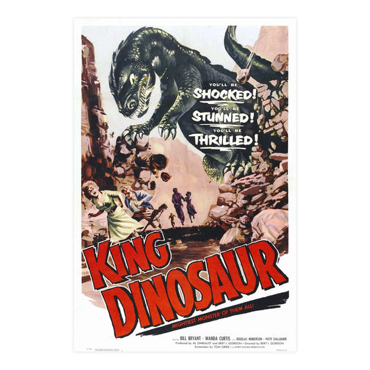 KING DINOSAUR 1955 - Paper Movie Poster-24″ x 36″ (Vertical)-The Sticker Space