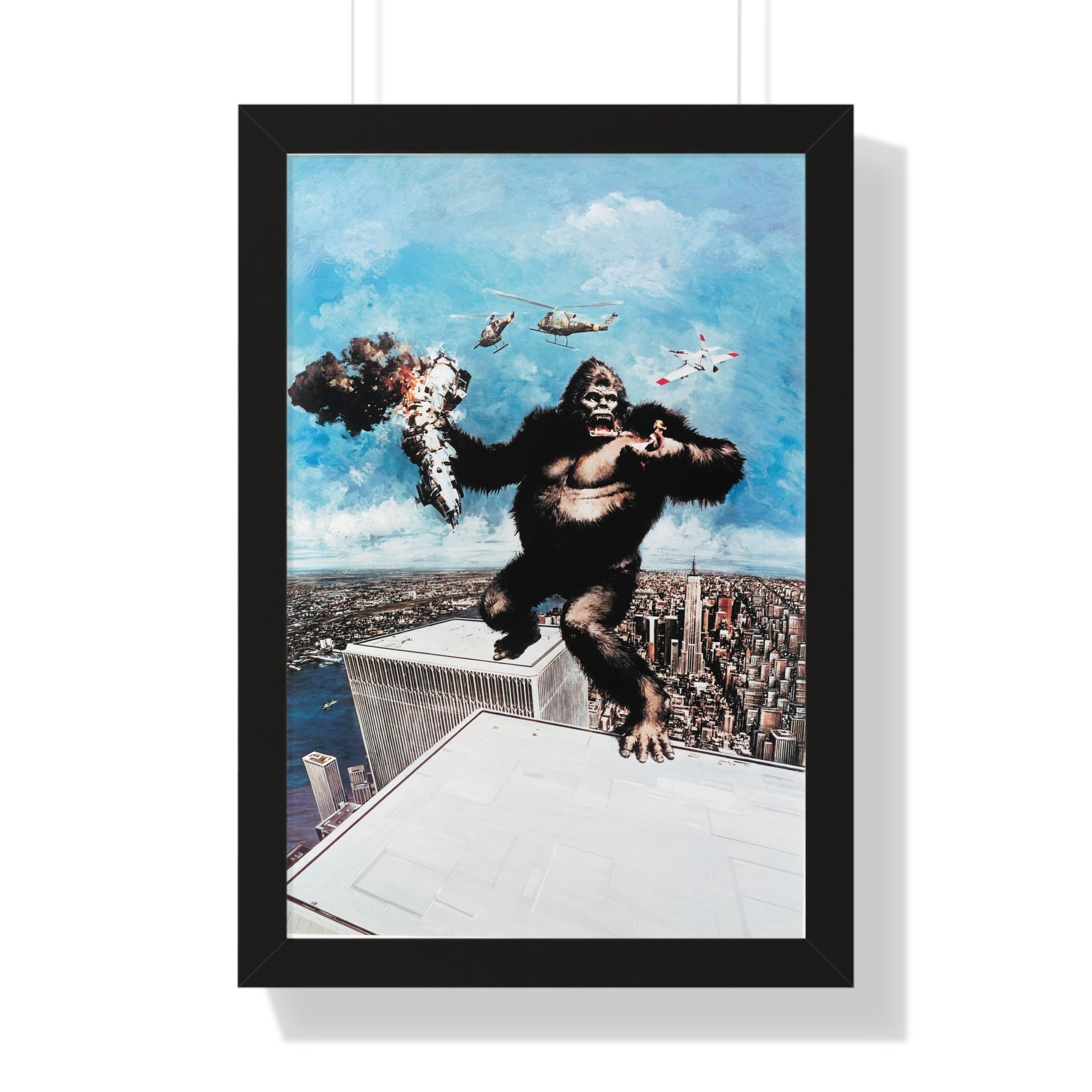 KING KONG (2) 1976 - Framed Movie Poster-16″ x 24″-The Sticker Space