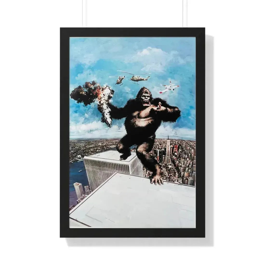 KING KONG (2) 1976 - Framed Movie Poster 20" x 30" Black - The Sticker Space