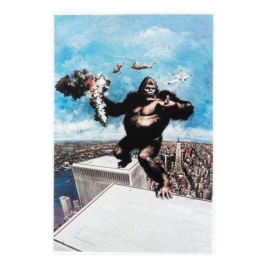 KING KONG (2) 1976 - Paper Movie Poster-24″ x 36″ (Vertical)-The Sticker Space
