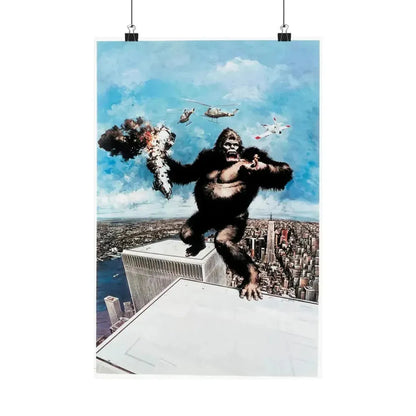 KING KONG (2) 1976 - Paper Movie Poster - The Sticker Space