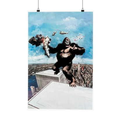 KING KONG (2) 1976 - Paper Movie Poster - The Sticker Space