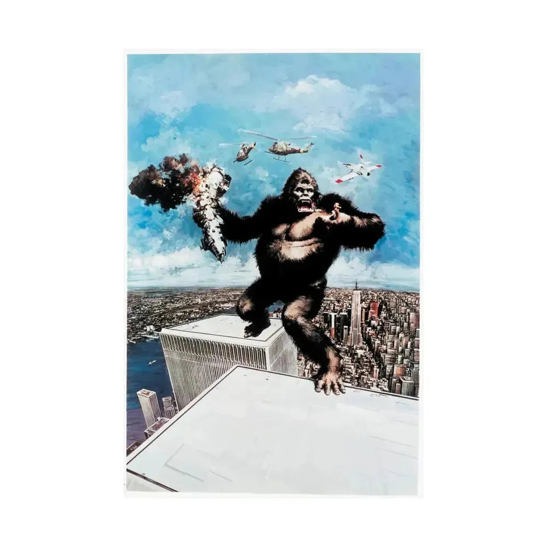 KING KONG (2) 1976 - Paper Movie Poster - The Sticker Space