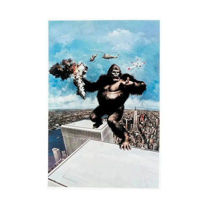 KING KONG (2) 1976 - Paper Movie Poster - The Sticker Space