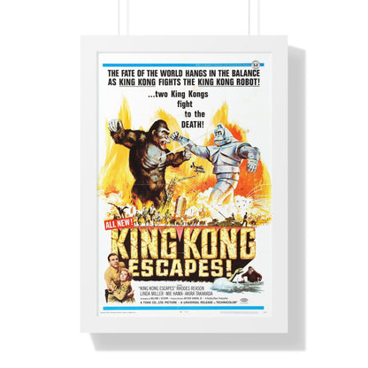 KING KONG ESCAPES (2) 1967 - Framed Movie Poster-16″ x 24″-The Sticker Space