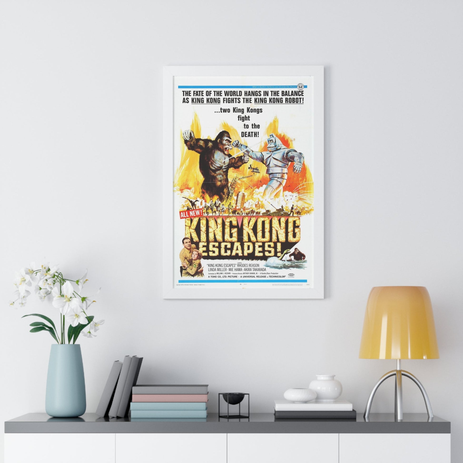 KING KONG ESCAPES (2) 1967 - Framed Movie Poster-The Sticker Space