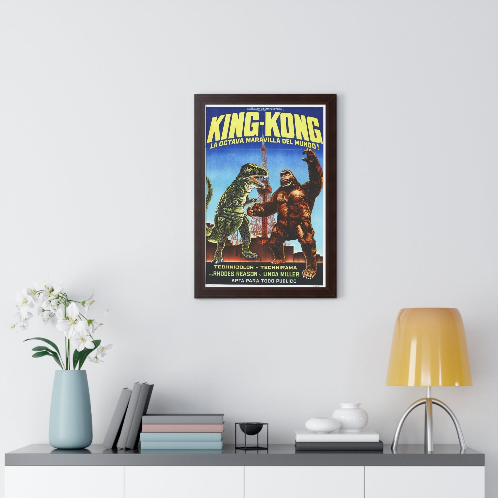 KING KONG ESCAPES (3) 1967 - Framed Movie Poster-The Sticker Space