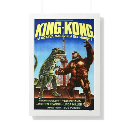 KING KONG ESCAPES (3) 1967 - Framed Movie Poster 20" x 30" White - The Sticker Space
