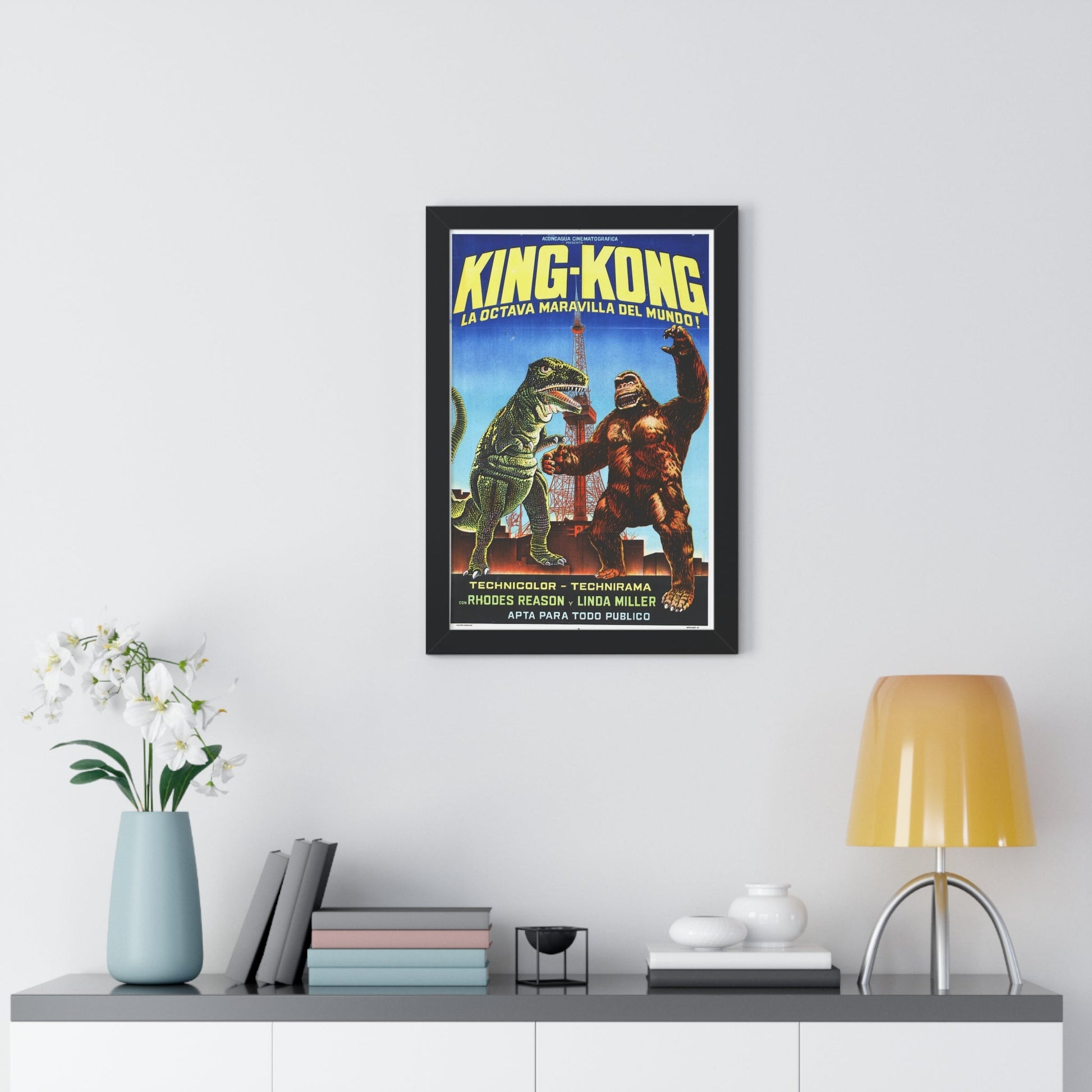 KING KONG ESCAPES (3) 1967 - Framed Movie Poster-The Sticker Space