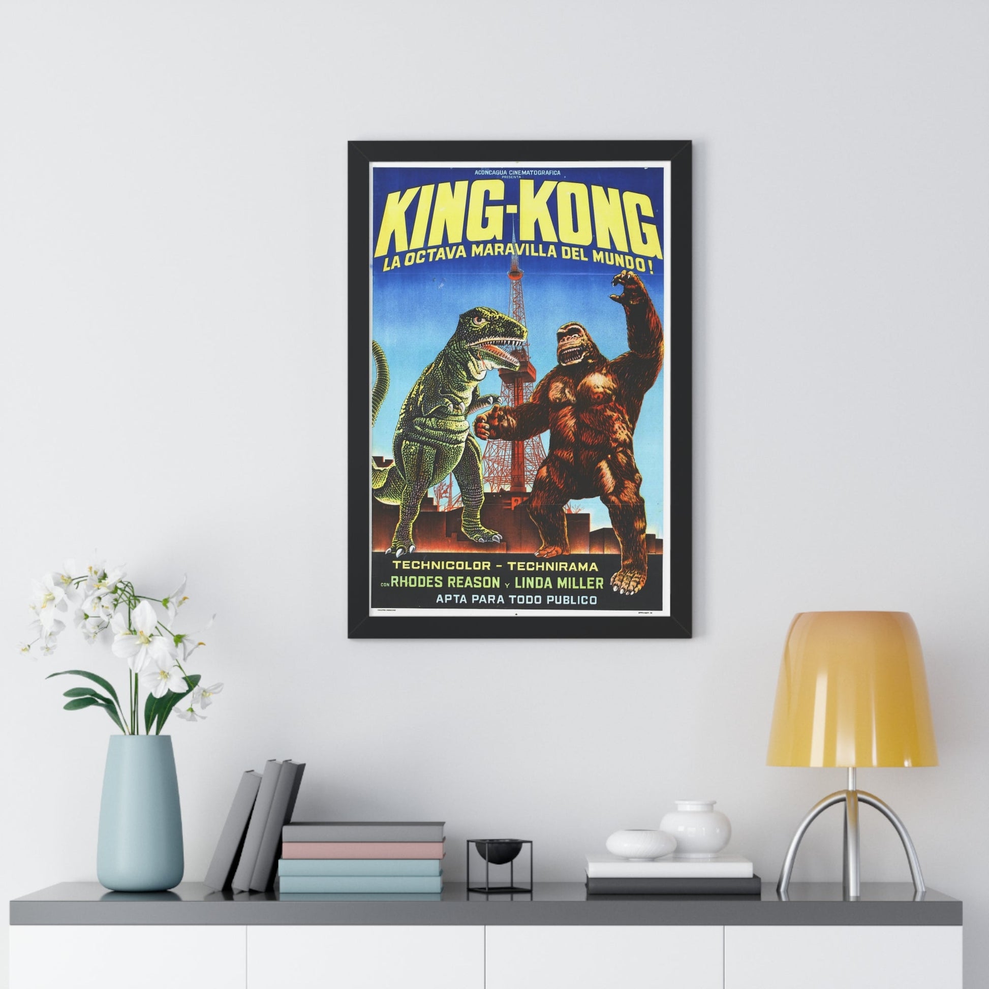 KING KONG ESCAPES (3) 1967 - Framed Movie Poster-The Sticker Space