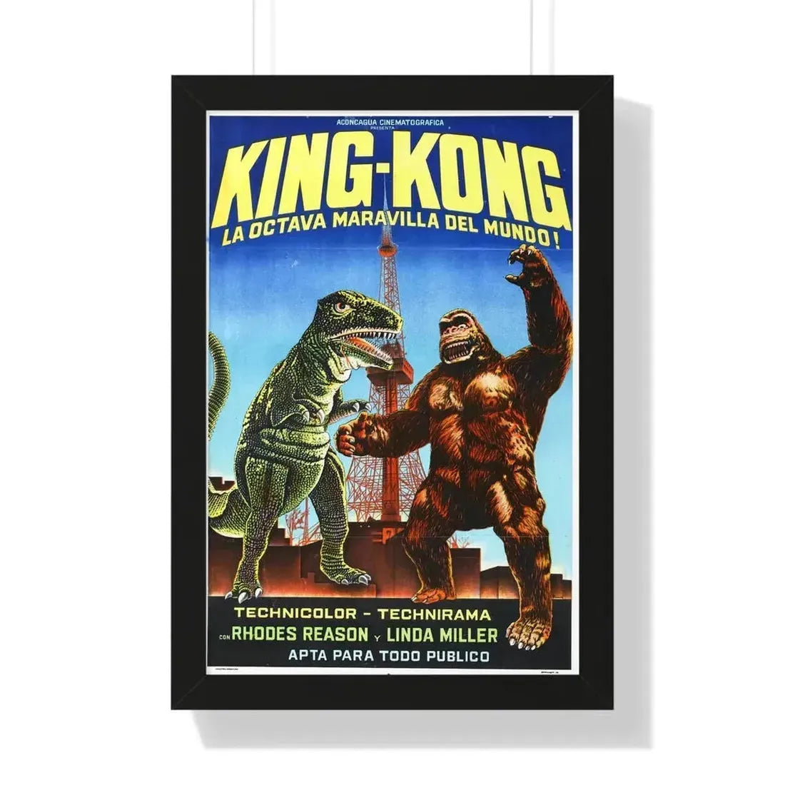 KING KONG ESCAPES (3) 1967 - Framed Movie Poster - The Sticker Space