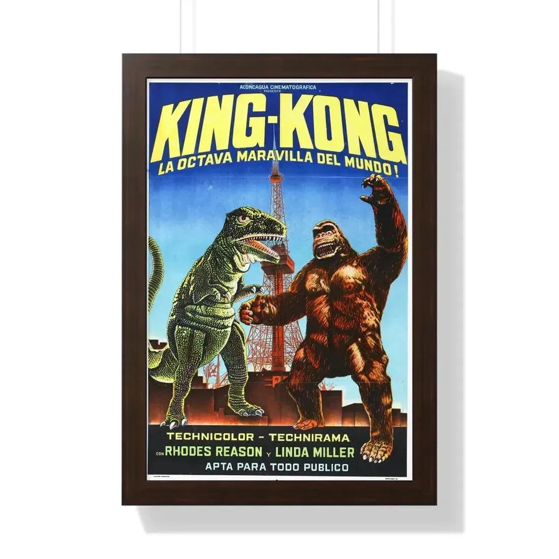 KING KONG ESCAPES (3) 1967 - Framed Movie Poster - The Sticker Space
