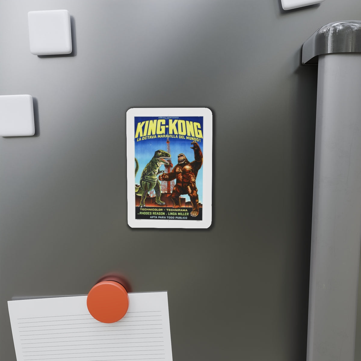 KING KONG ESCAPES (3) 1967 Movie Poster - Refrigerator Magnet-The Sticker Space