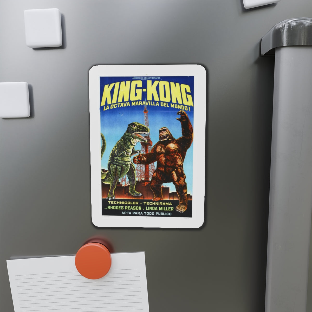 KING KONG ESCAPES (3) 1967 Movie Poster - Refrigerator Magnet-The Sticker Space