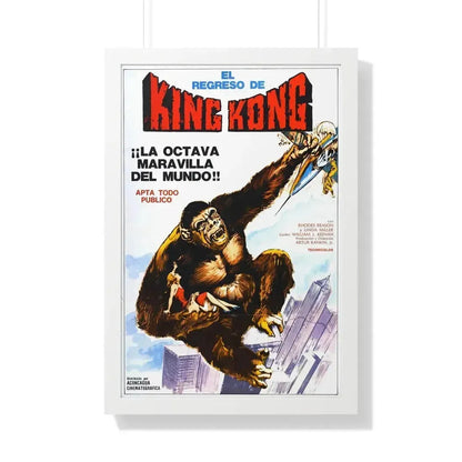 KING KONG ESCAPES (4) 1967 - Framed Movie Poster 20" x 30" White - The Sticker Space