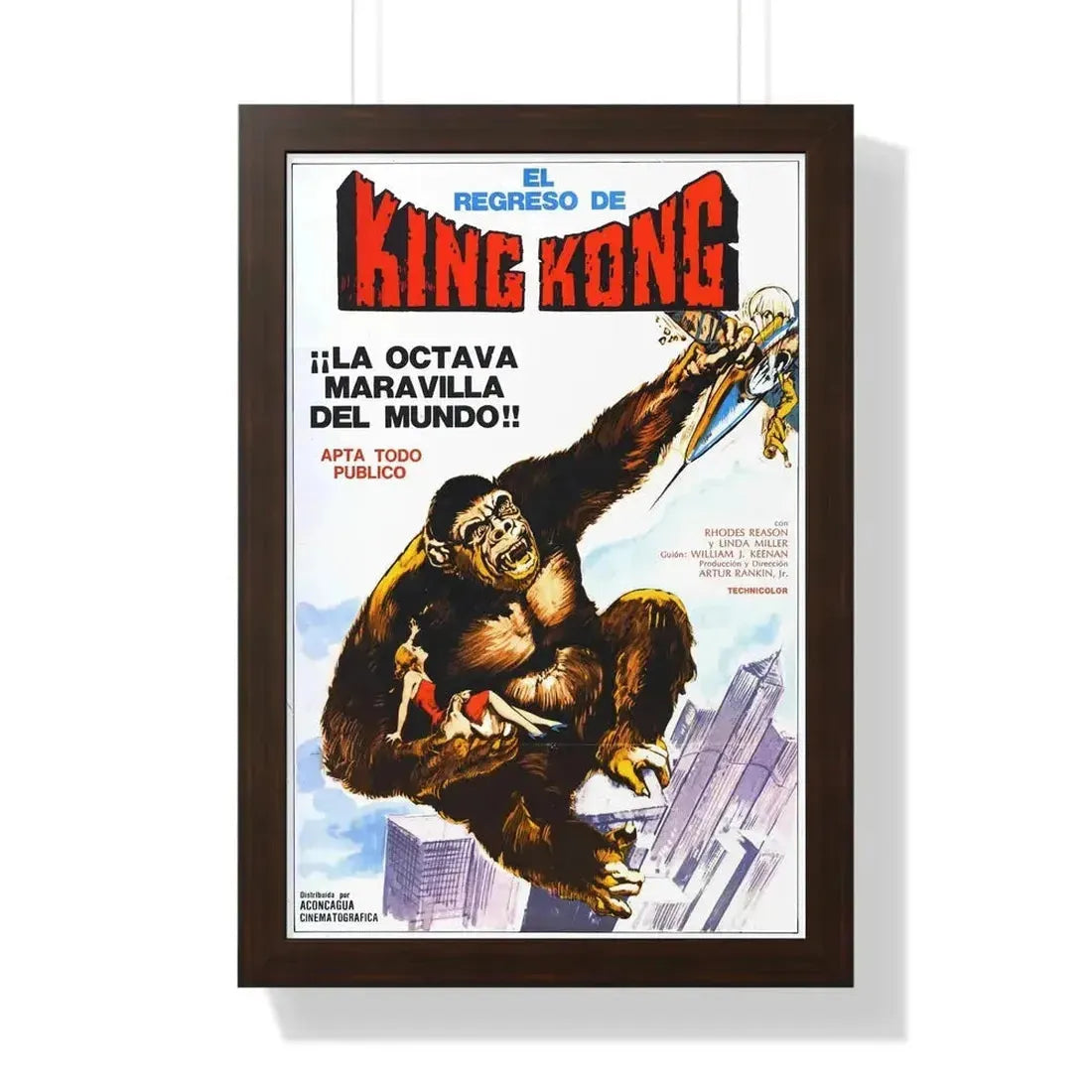 KING KONG ESCAPES (4) 1967 - Framed Movie Poster - The Sticker Space