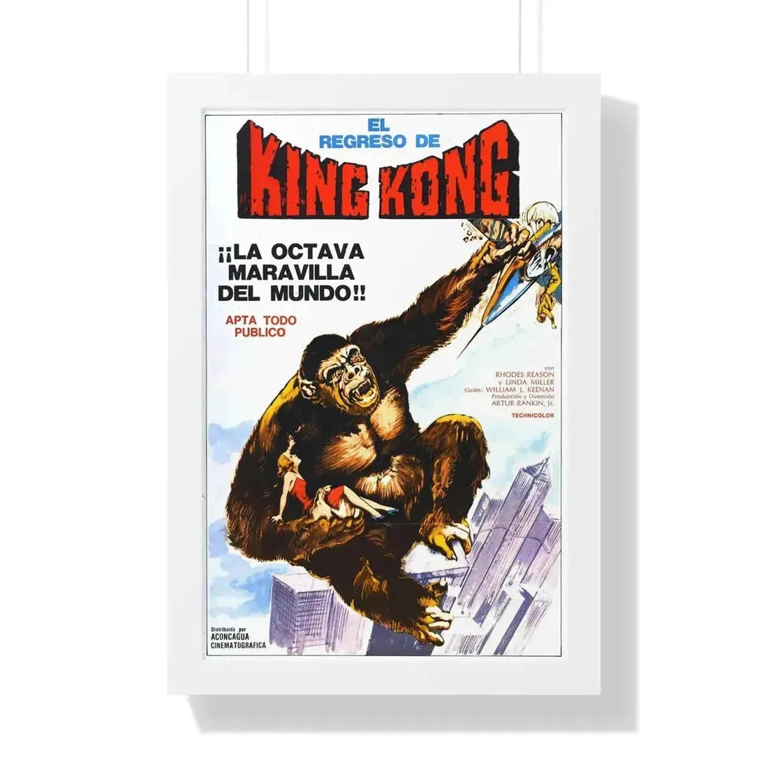 KING KONG ESCAPES (4) 1967 - Framed Movie Poster - The Sticker Space