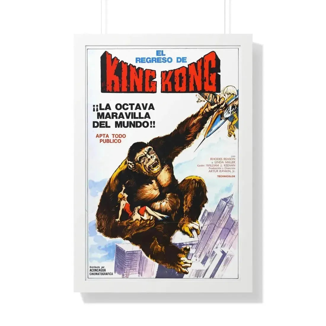 KING KONG ESCAPES (4) 1967 - Framed Movie Poster - The Sticker Space