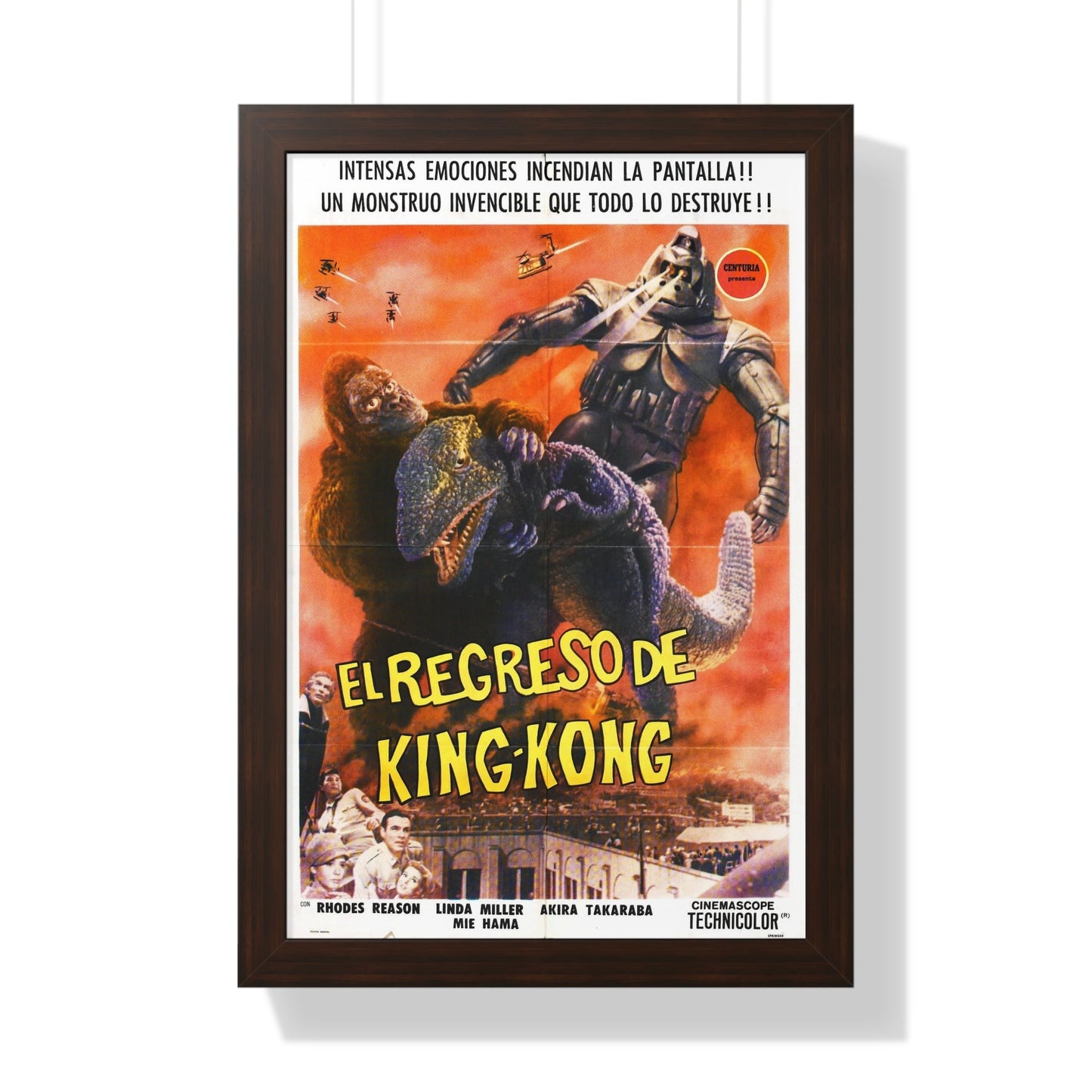 KING KONG ESCAPES (5) 1967 - Framed Movie Poster-16″ x 24″-The Sticker Space