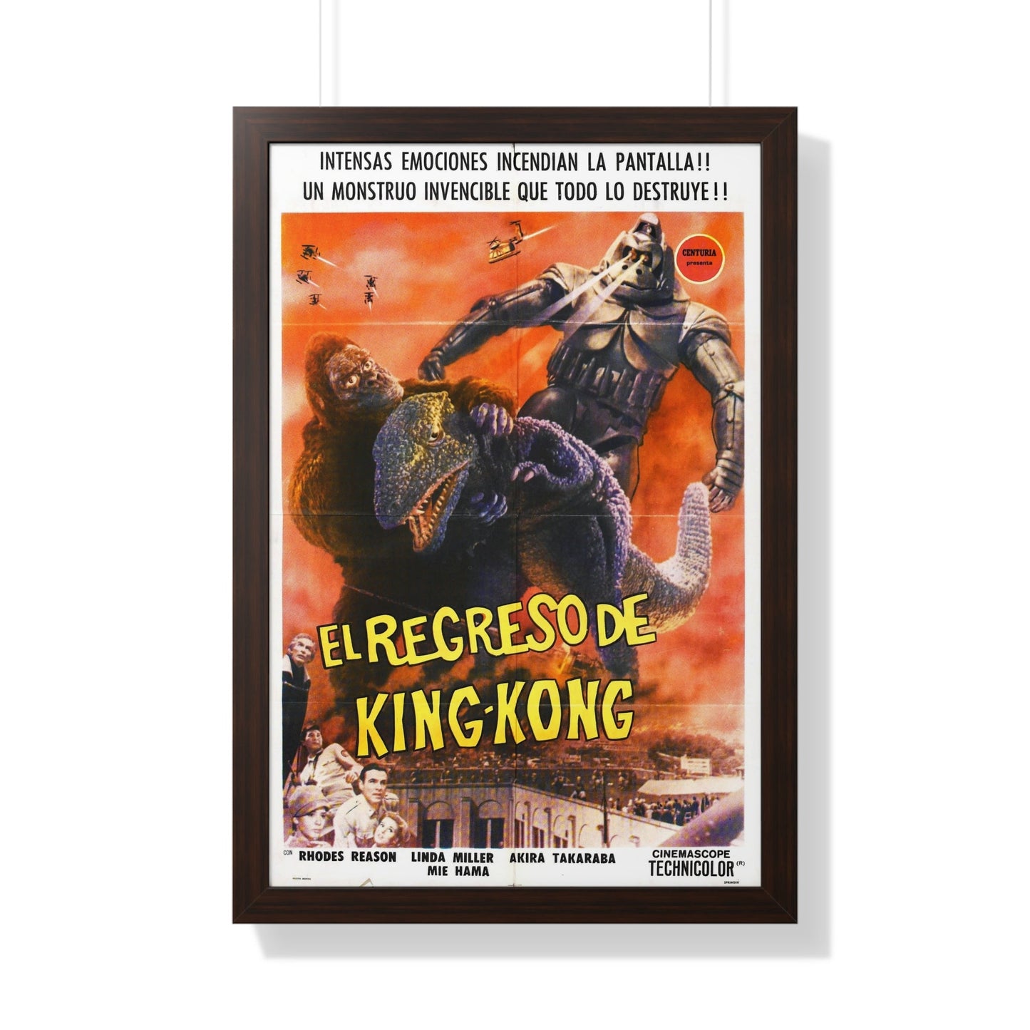 KING KONG ESCAPES (5) 1967 - Framed Movie Poster-20" x 30"-The Sticker Space