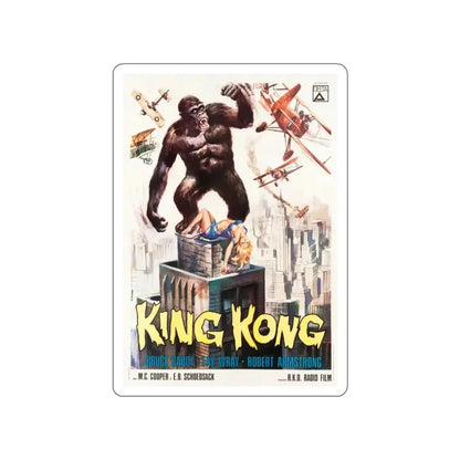 KING KONG (ITALIAN) 1933 Movie Poster STICKER Vinyl Die-Cut Decal - The Sticker Space
