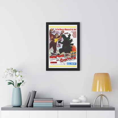 KING KONG VS GODZILLA 1962 - Framed Movie Poster-The Sticker Space