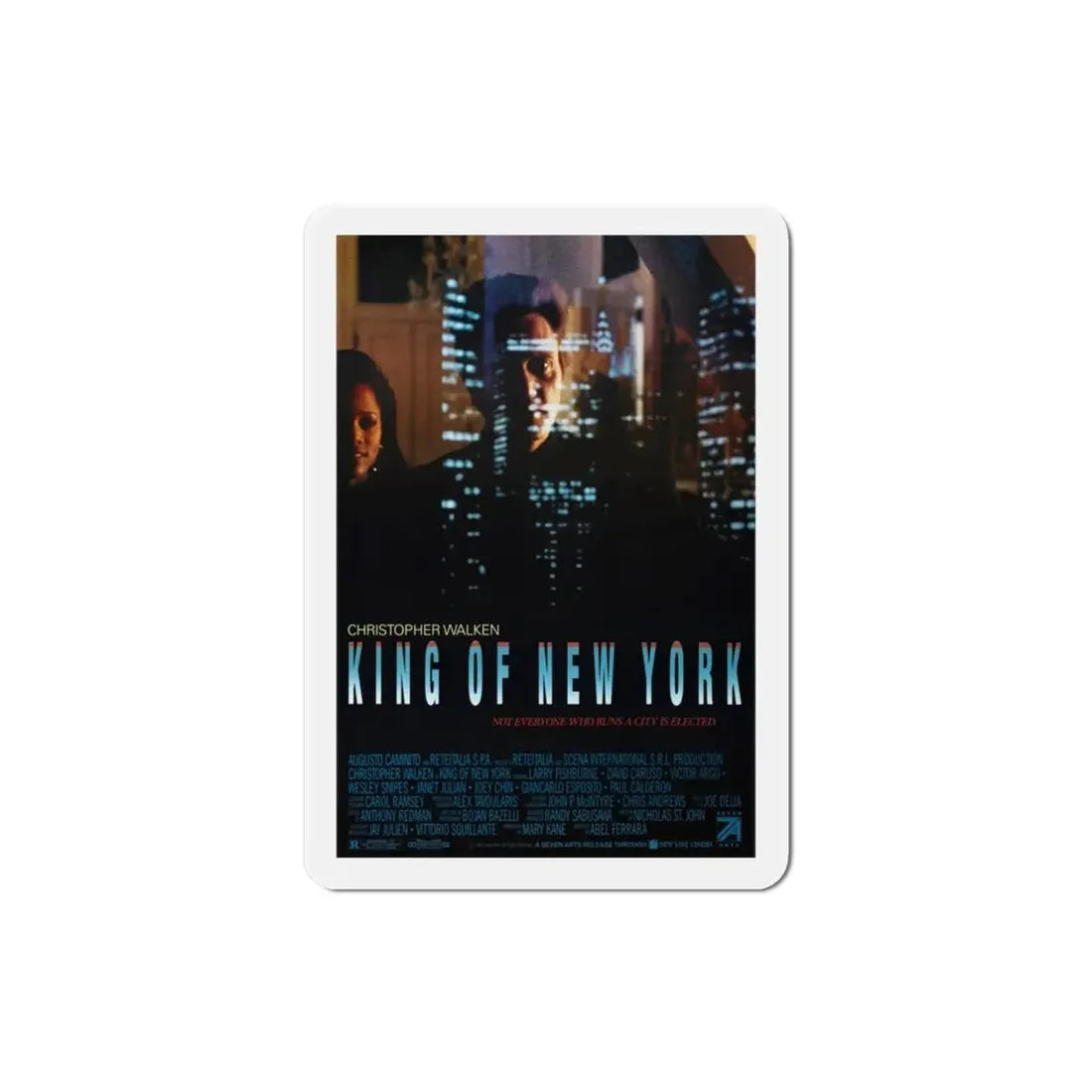 King of New York 1990 Movie Poster Refrigerator Magnet - The Sticker Space