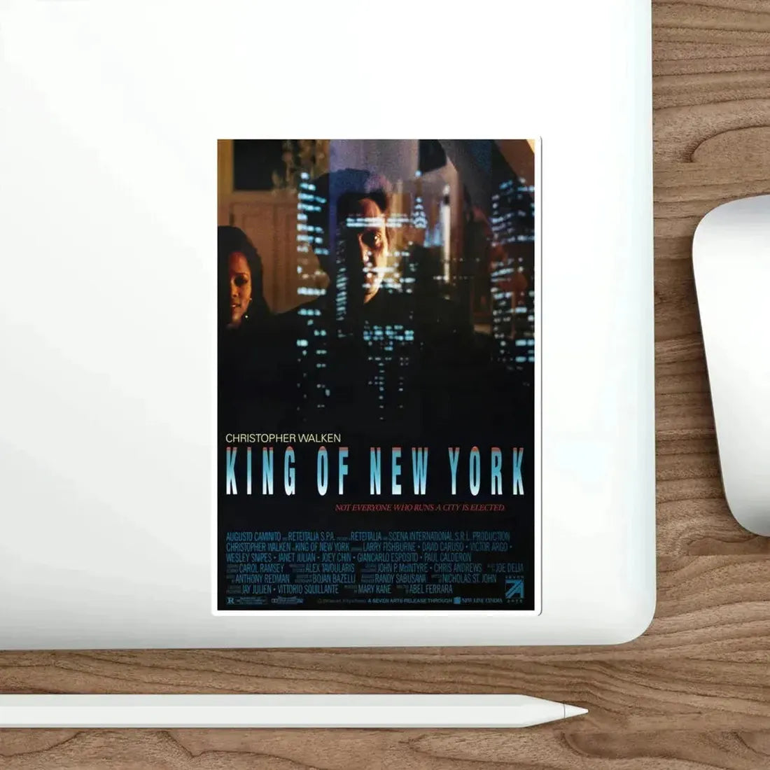 King of New York 1990 Movie Poster STICKER Vinyl Die-Cut Decal - The Sticker Space