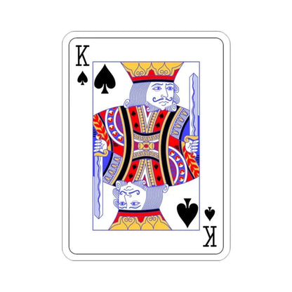 King of Spades Playing Card STICKER Vinyl Die-Cut Decal 2 Inch - The Sticker Space