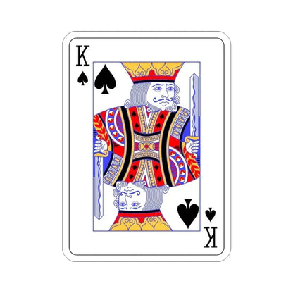 King of Spades Playing Card STICKER Vinyl Die-Cut Decal 3 Inch - The Sticker Space