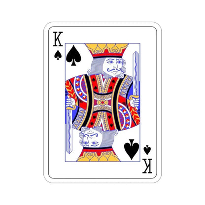 King of Spades Playing Card STICKER Vinyl Die-Cut Decal 3 Inch - The Sticker Space