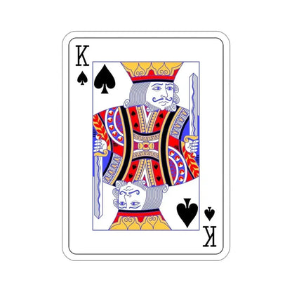 King of Spades Playing Card STICKER Vinyl Die-Cut Decal 5 Inch - The Sticker Space