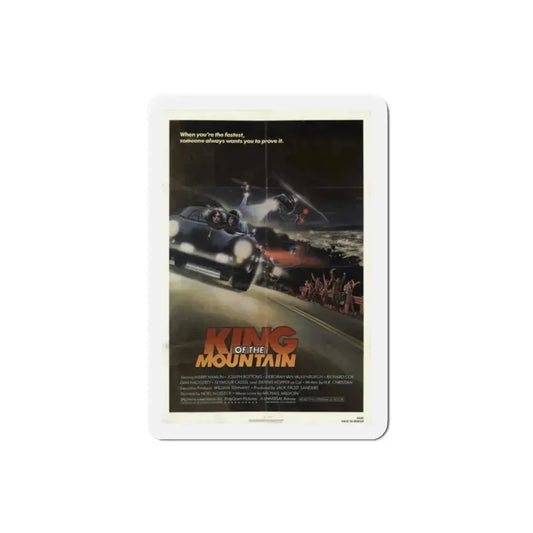 King of the Mountain 1981 Movie Poster Refrigerator Magnet 2 Inch - The Sticker Space