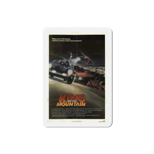 King of the Mountain 1981 Movie Poster Refrigerator Magnet 2 Inch - The Sticker Space