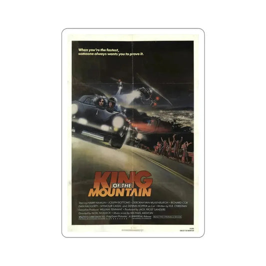 King of the Mountain 1981 Movie Poster STICKER Vinyl Die-Cut Decal 6 Inch - The Sticker Space