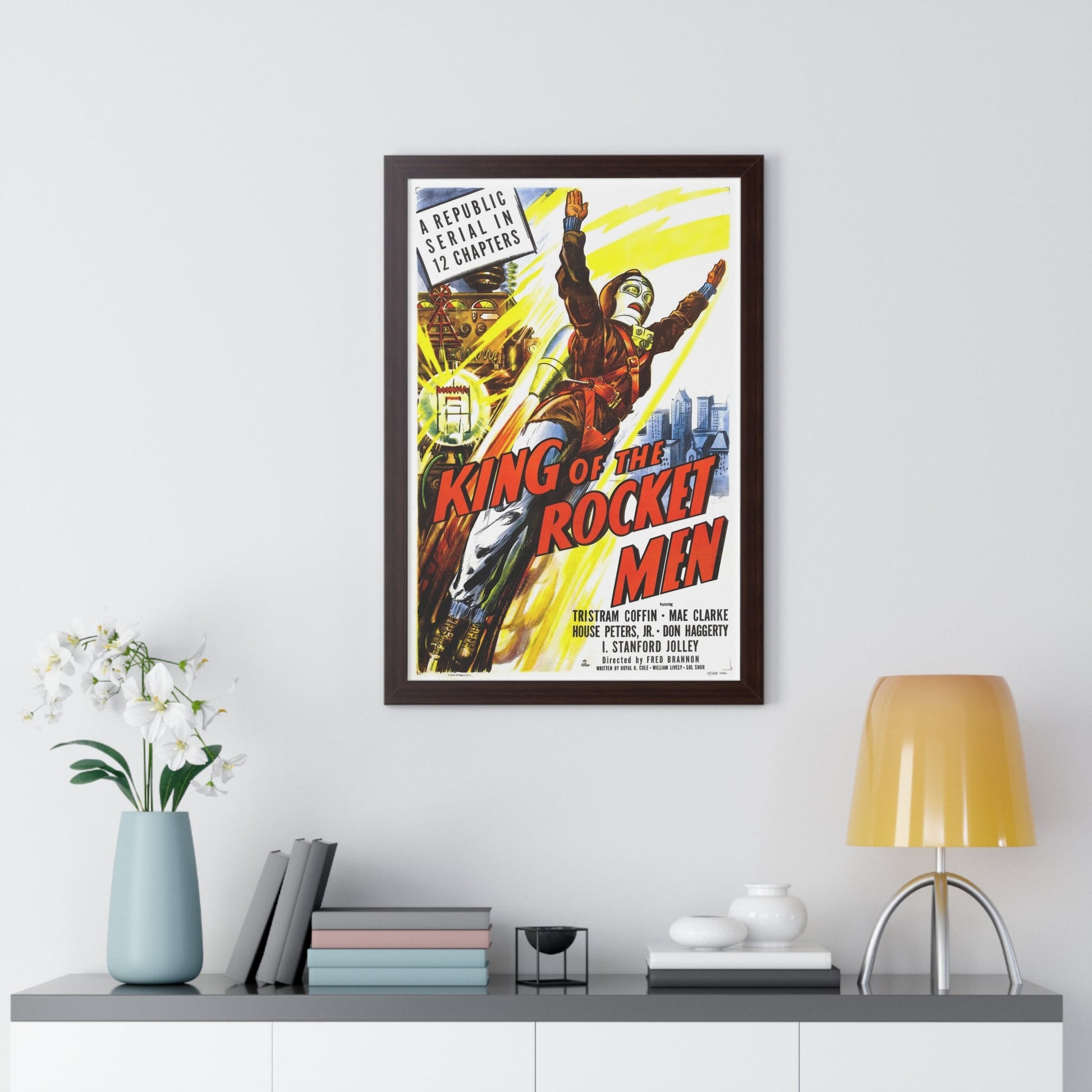 KING OF THE ROCKET MEN 1949 - Framed Movie Poster-The Sticker Space