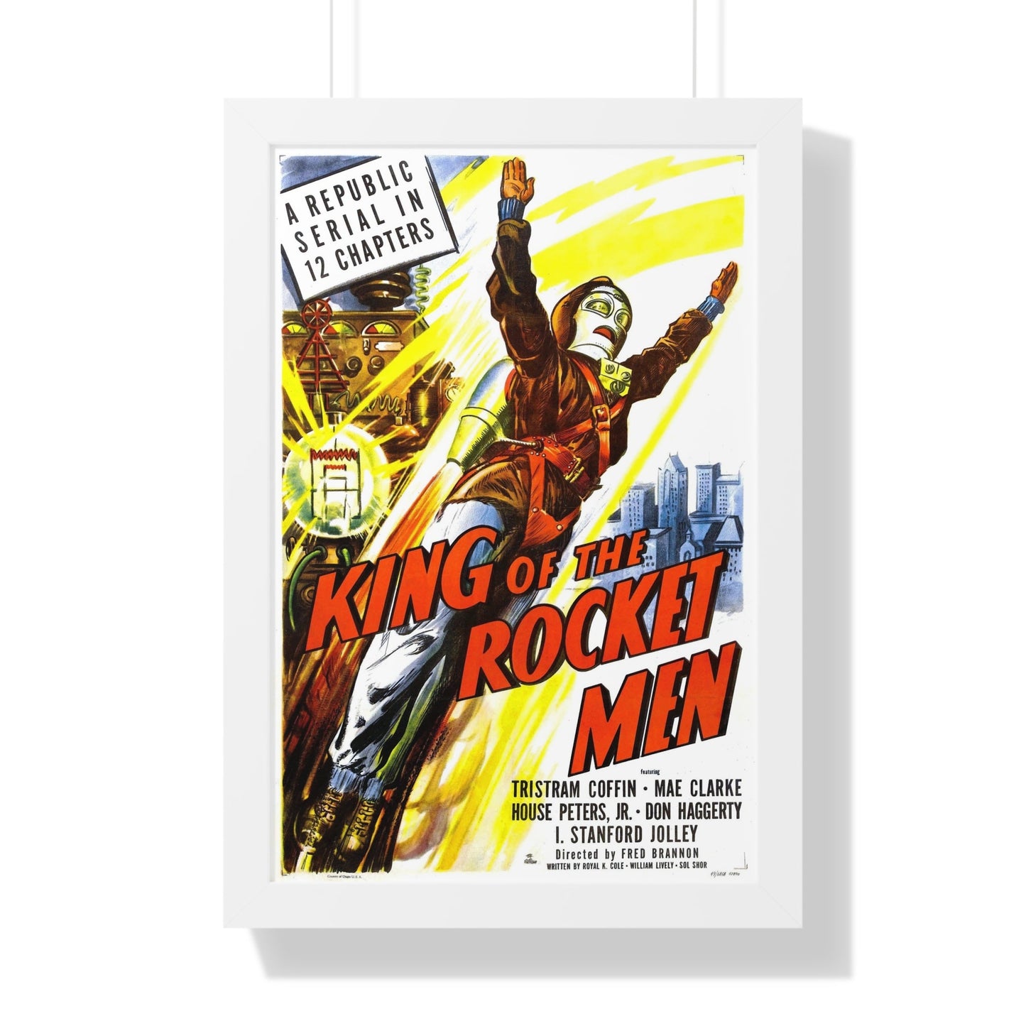 KING OF THE ROCKET MEN 1949 - Framed Movie Poster-16″ x 24″-The Sticker Space