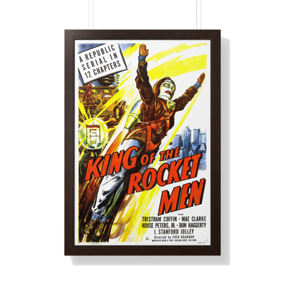 KING OF THE ROCKET MEN 1949 - Framed Movie Poster-20" x 30"-The Sticker Space