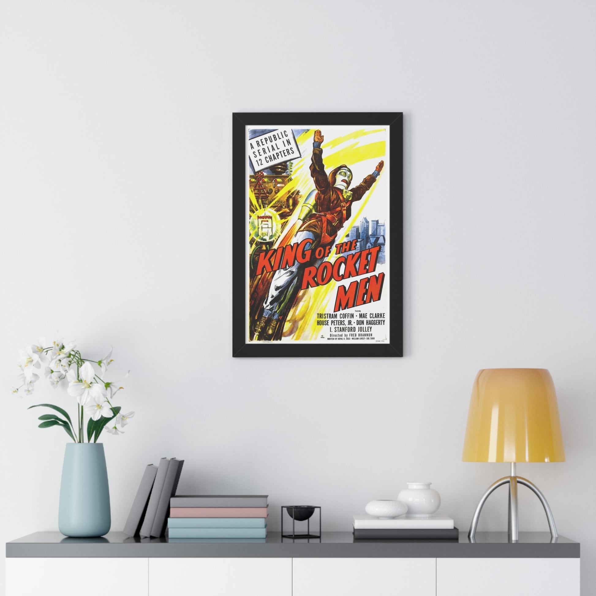 KING OF THE ROCKET MEN 1949 - Framed Movie Poster-The Sticker Space